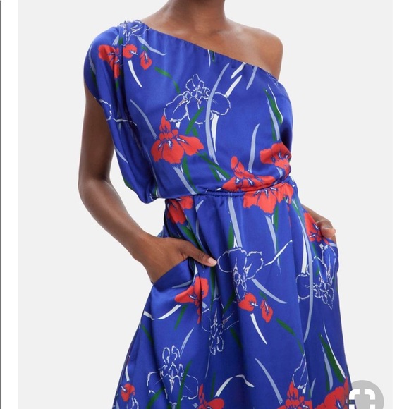 NEW • Tucker NYC • One Shoulder Maxi Dress Purple - Picture 6 of 6